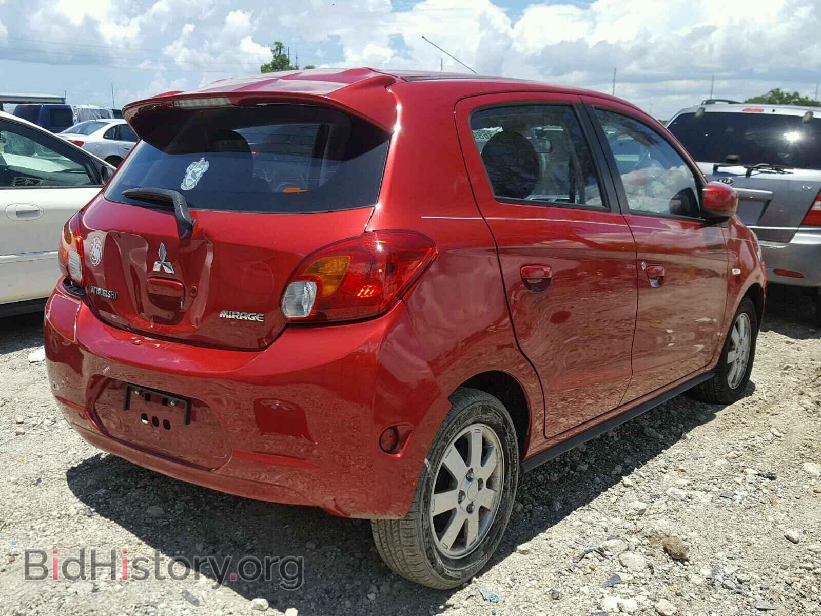2014 MITSUBISHI MIRAGE - VIN: ML32A4HJ0EH015510 - Фото 4