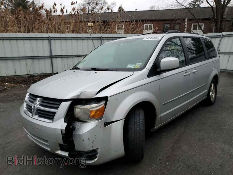 2010 Dodge CARAVAN GRAND CARA (VIN 2D4RN5D16AR349134) — photo 1 of 13, Copart, damage: front end