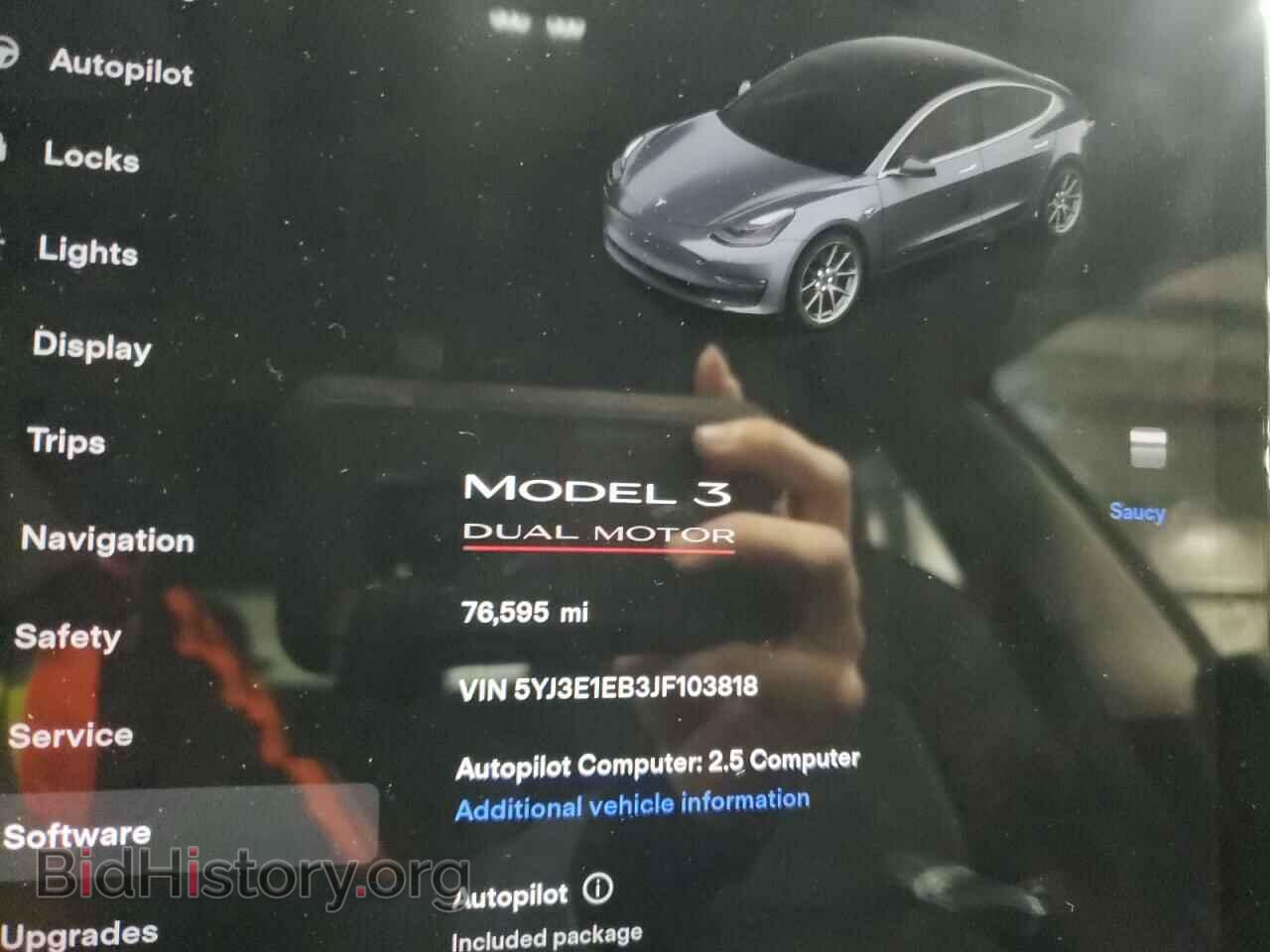 2018 TESLA MODEL 3 - VIN: 5YJ3E1EB3JF103818 - Фото 9
