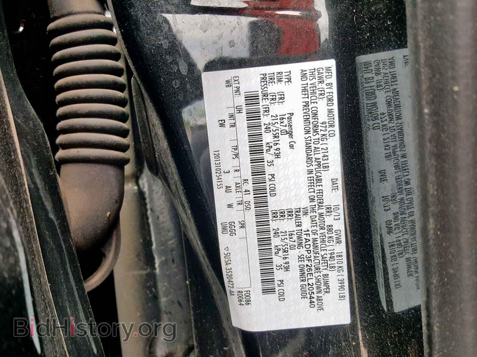 2014 FORD FOCUS SE - VIN: 1FADP3F26EL205440 - Фото 10