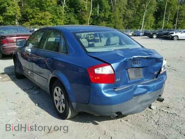 2002 AUDI A4 - VIN: WAULC68EX2A224605 - Фото 3