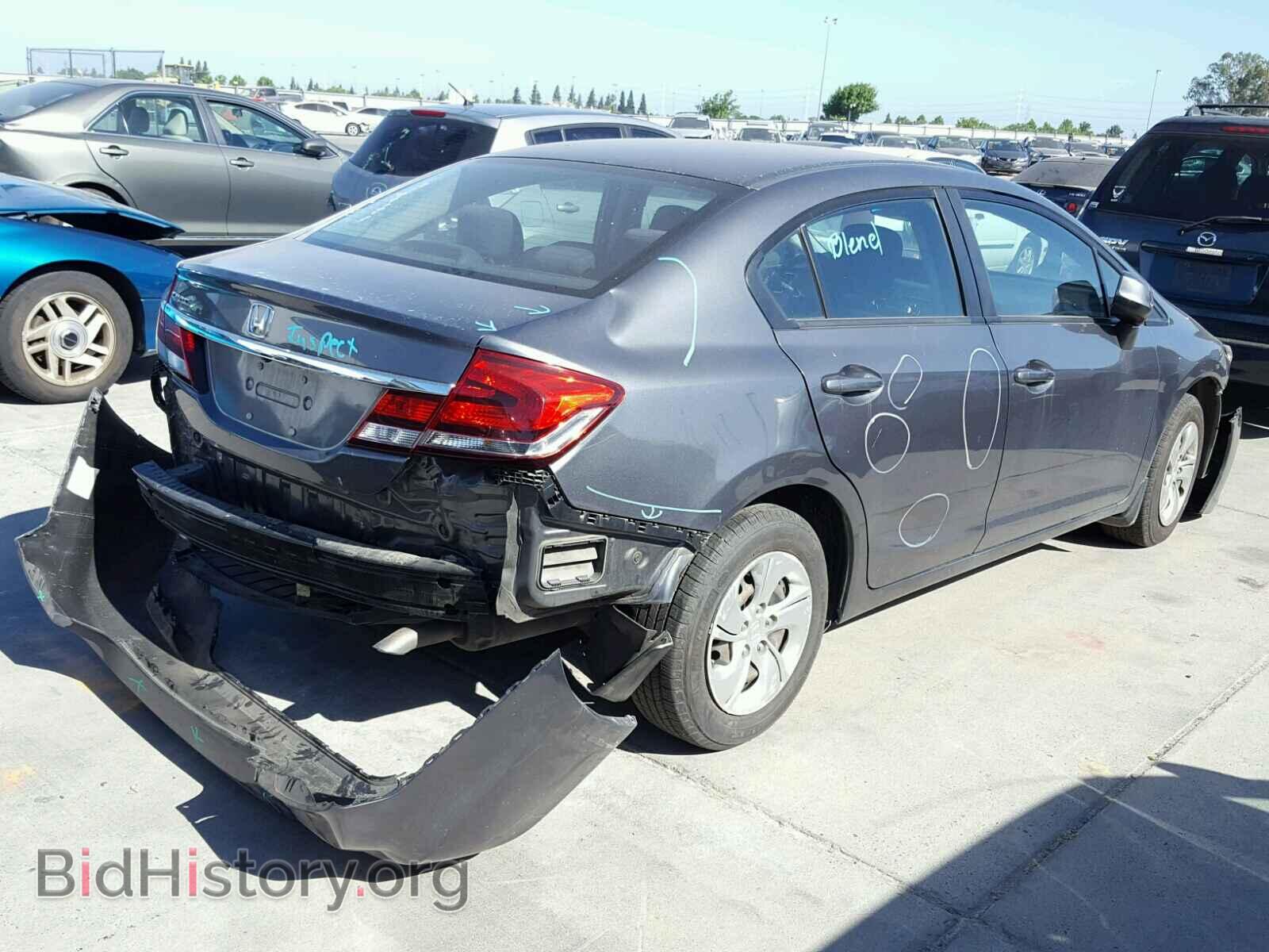 2013 HONDA CIVIC - VIN: 19XFB2F51DE204872 - Фото 4