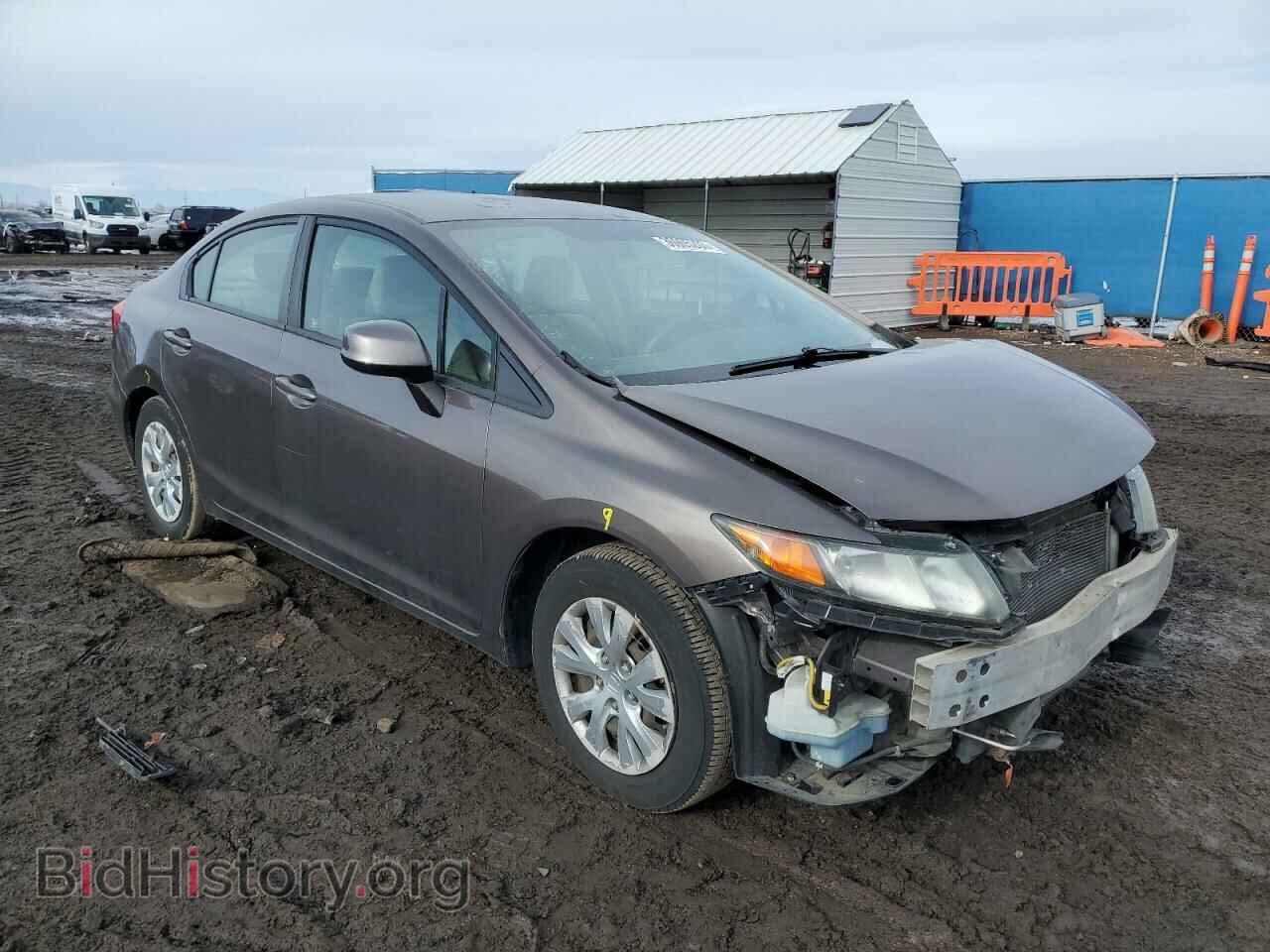 2012 HONDA CIVIC - VIN: 2HGFB2F5XCH541707 - Фото 4