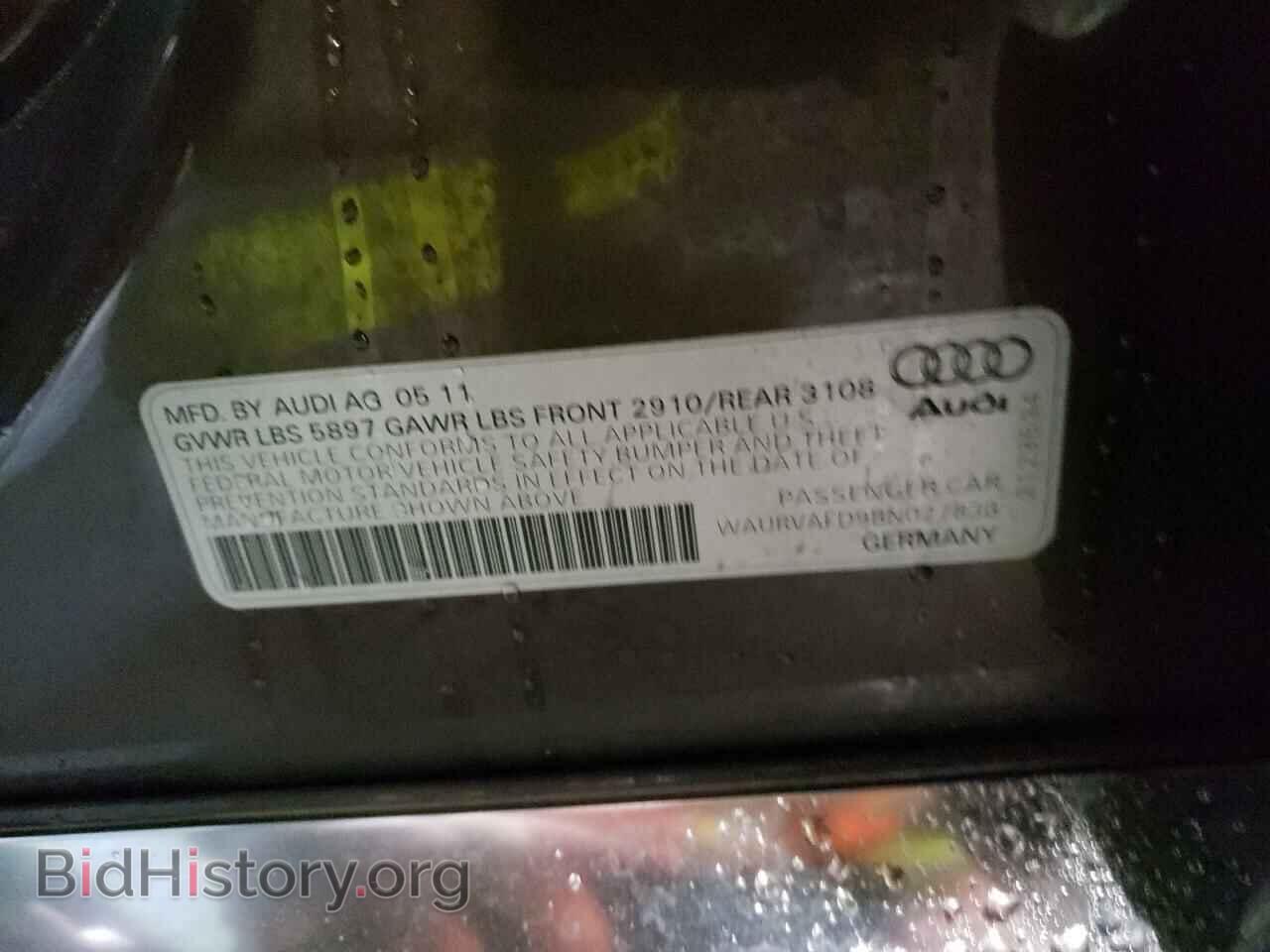 2011 AUDI A8 - VIN: WAURVAFD9BN027838 - Photo 12