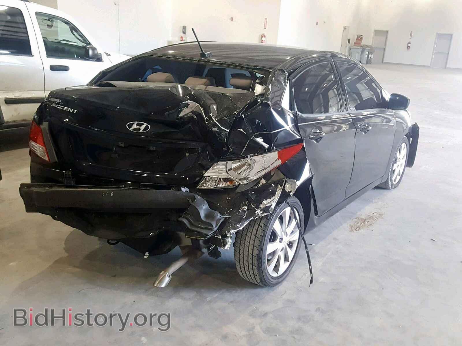 2012 HYUNDAI ACCENT - VIN: KMHCU4AE7CU097855 - Фото 4