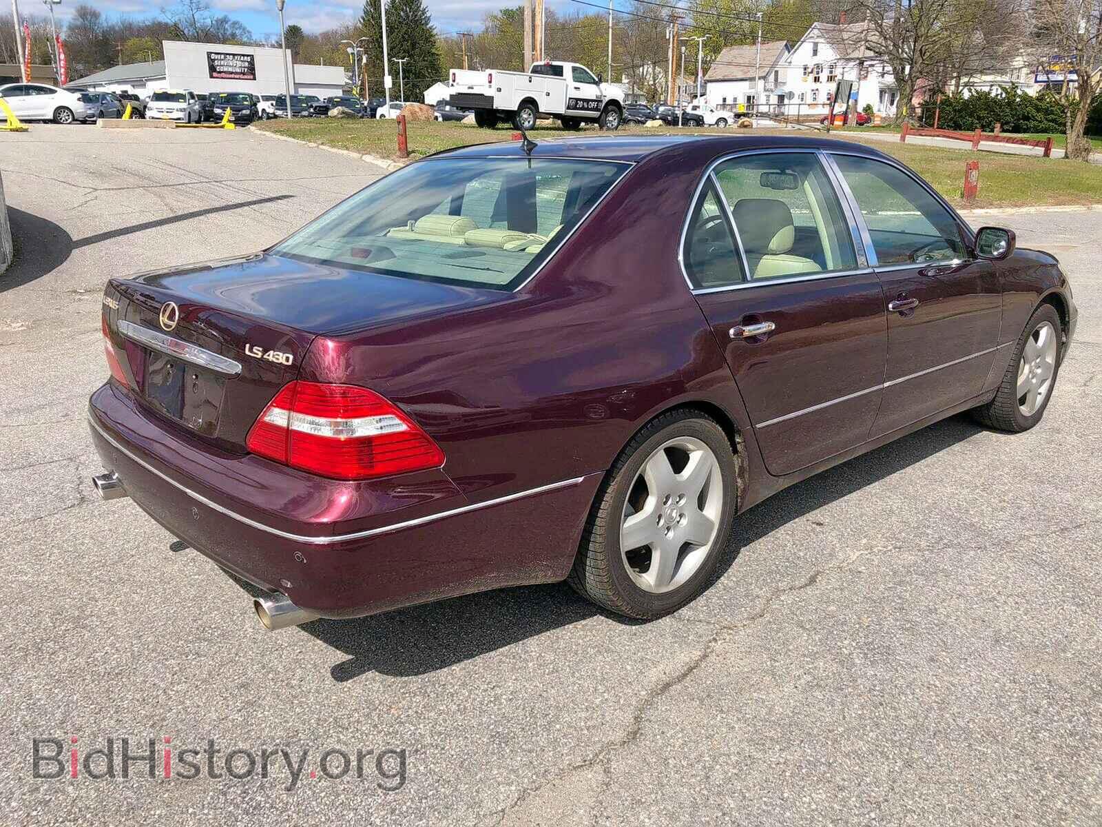 2005 LEXUS LS430 - VIN: JTHBN36F255008925 - Фото 5