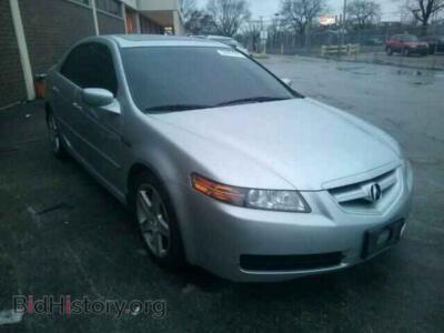 2006 Acura 3.2 TL, серебристый — VIN 19UUA66206A046670, Copart