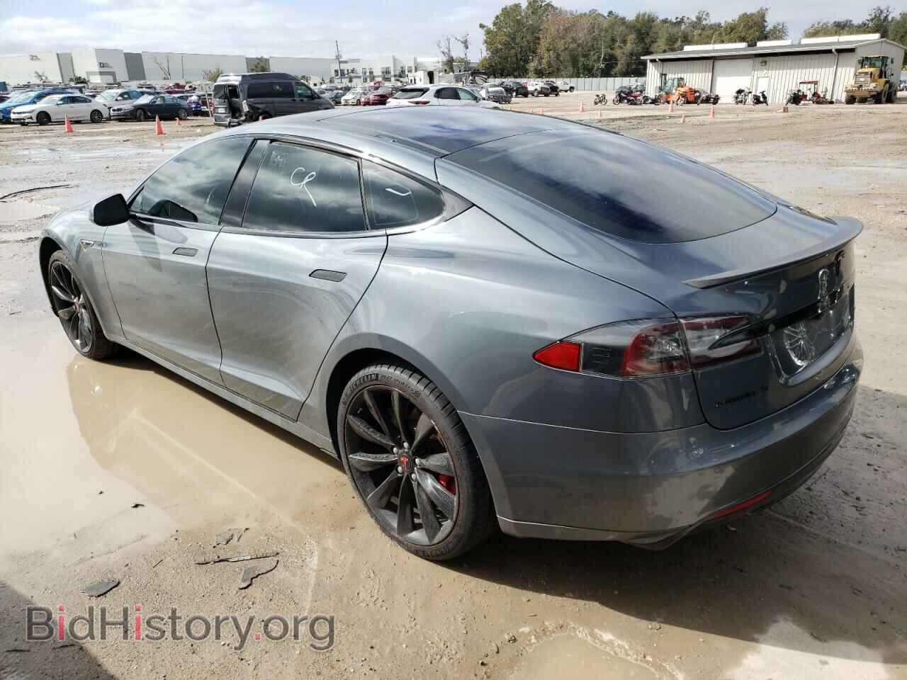 2014 TESLA MODEL S - VIN: 5YJSA1H14EFP28471 - Фото 2