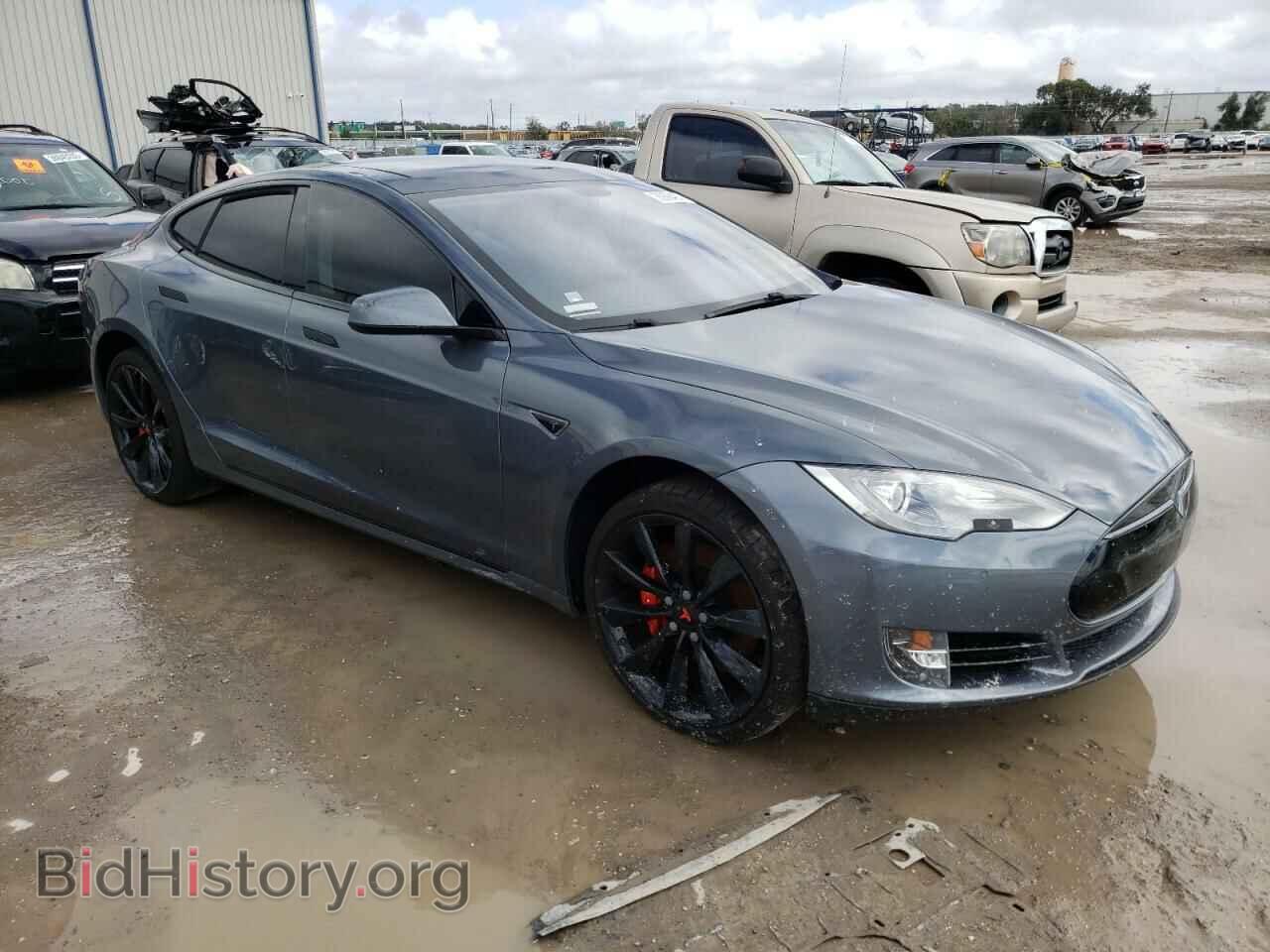 2014 TESLA MODEL S - VIN: 5YJSA1H14EFP28471 - Фото 4