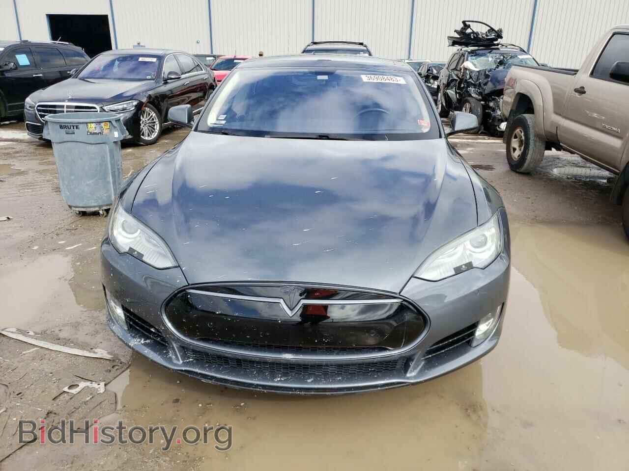 2014 TESLA MODEL S - VIN: 5YJSA1H14EFP28471 - Фото 5