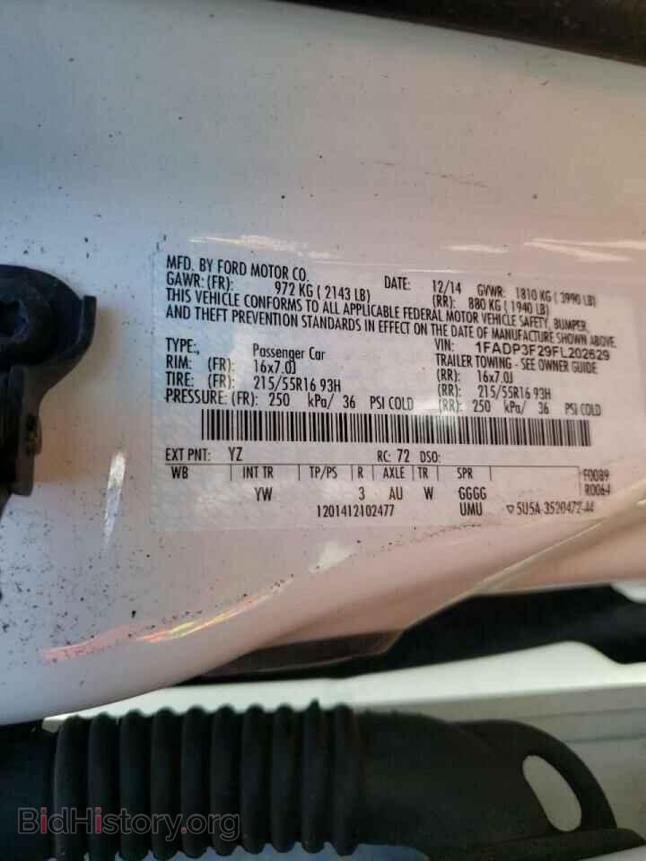 2015 FORD FOCUS - VIN: 1FADP3F29FL202629 - Фото 10