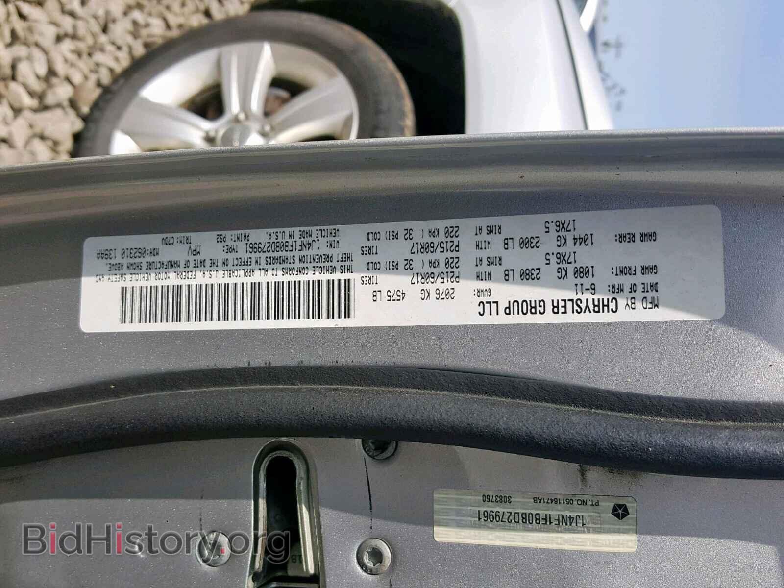 2011 JEEP COMPASS SP - VIN: 1J4NF1FB0BD279961 - Photo 10