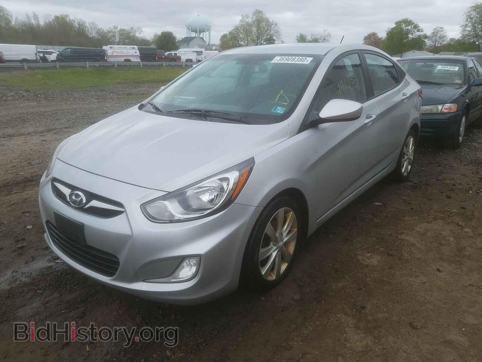 2012 HYUNDAI ACCENT - VIN: KMHCU4AE4CU035281 - Фото 2