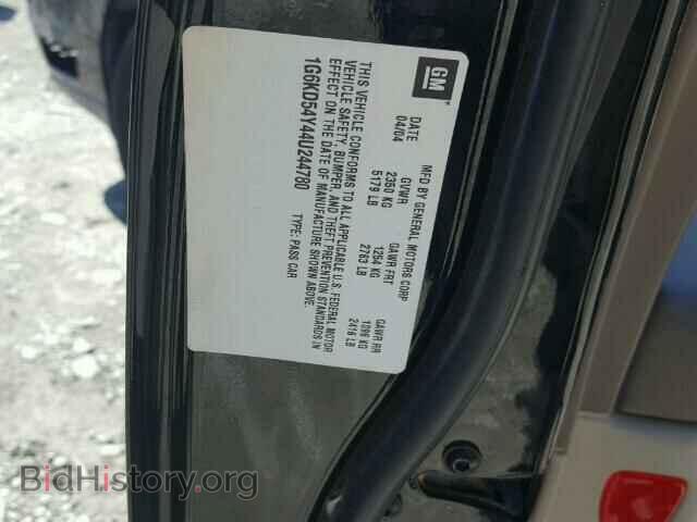 2004 CADILLAC DEVILLE - VIN: 1G6KD54Y44U244780 - Фото 10