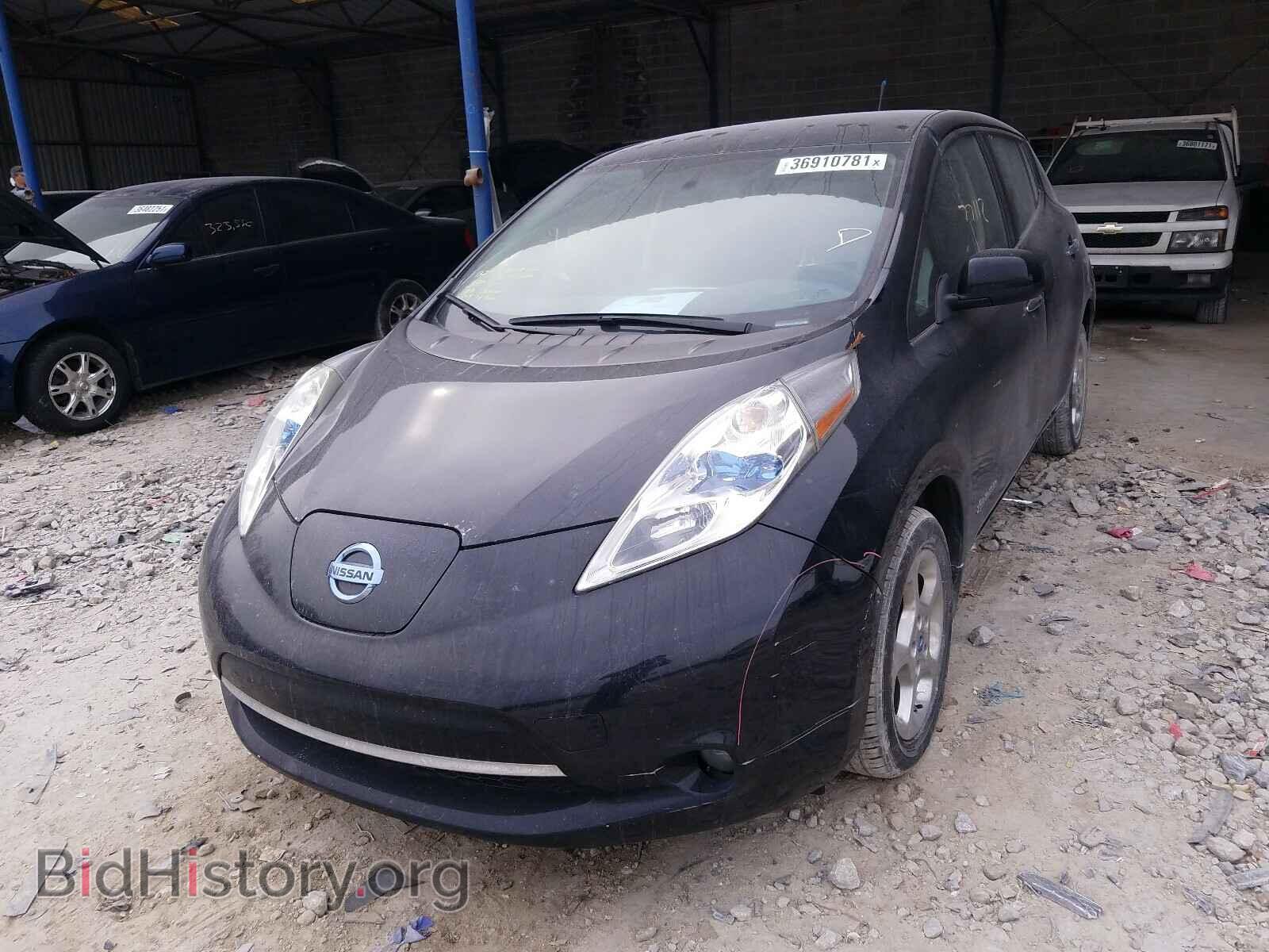 2014 NISSAN LEAF - VIN: 1N4AZ0CPXEC340626 - Фото 2