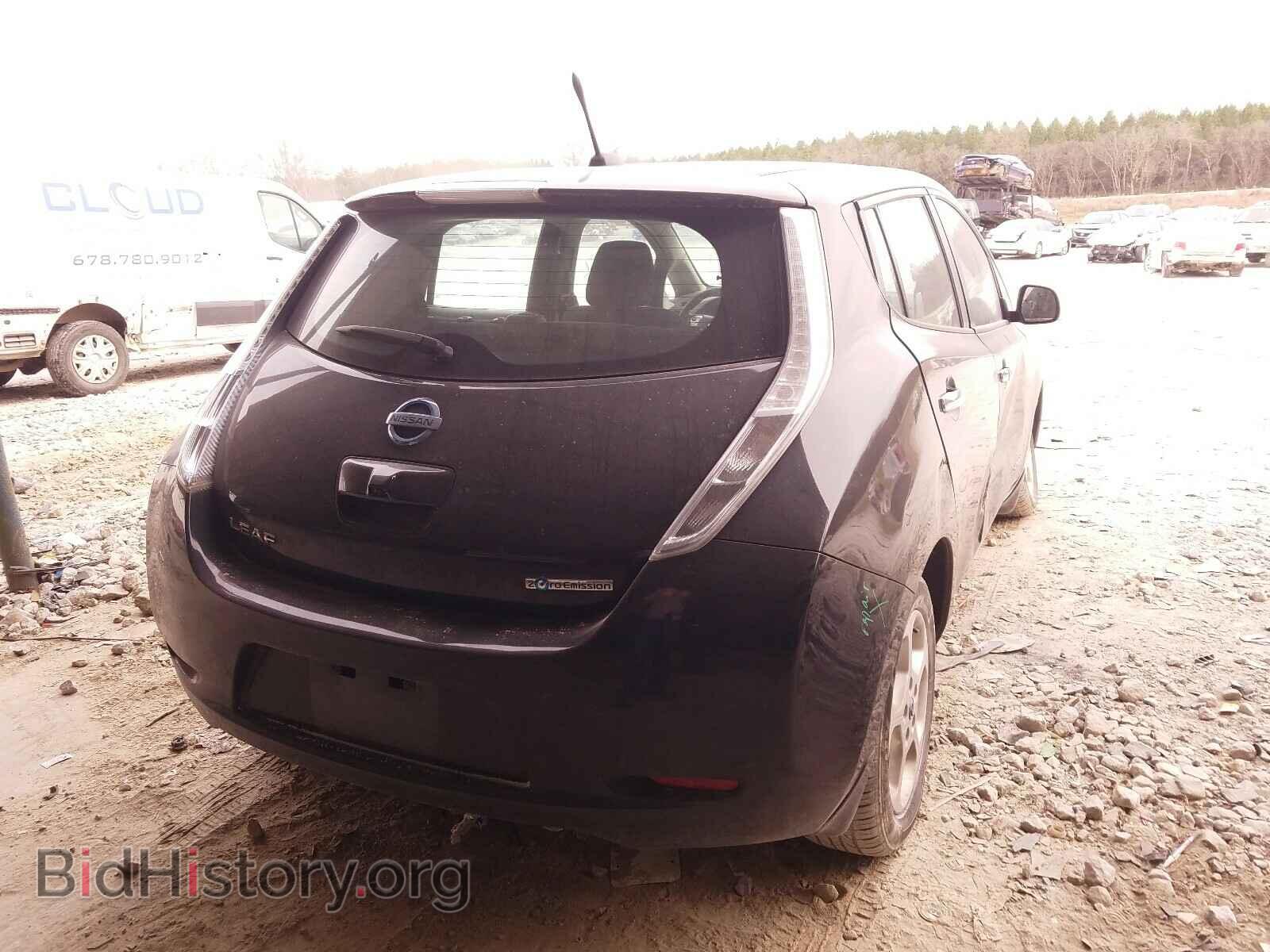 2014 NISSAN LEAF - VIN: 1N4AZ0CPXEC340626 - Фото 4