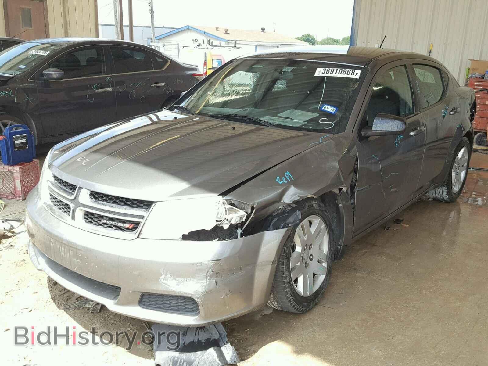 2013 DODGE AVENGER - VIN: 1C3CDZAB7DN725128 - Фото 2