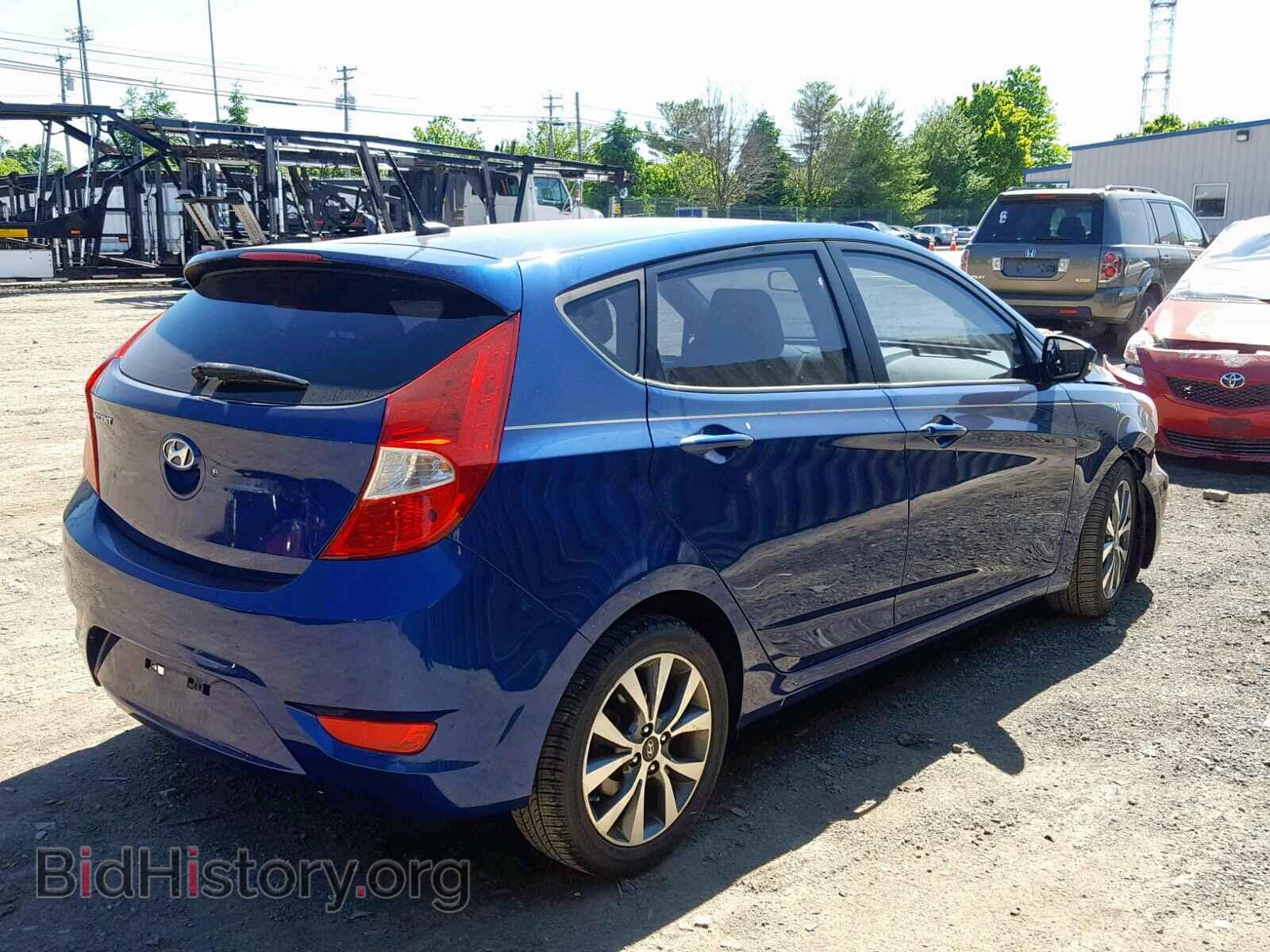 2015 HYUNDAI ACCENT - VIN: KMHCU5AEXFU231283 - Фото 4