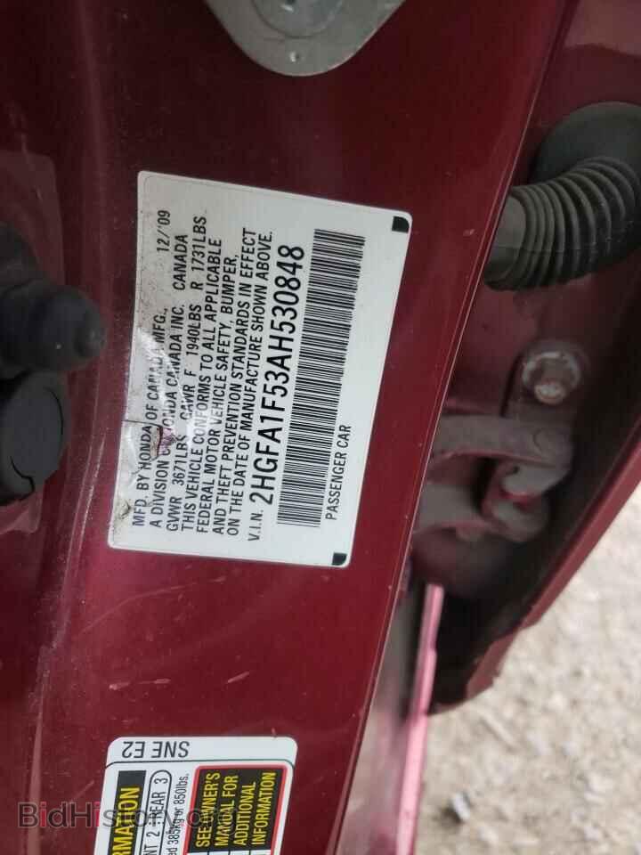 2010 HONDA CIVIC - VIN: 2HGFA1F53AH530848 - Фото 10