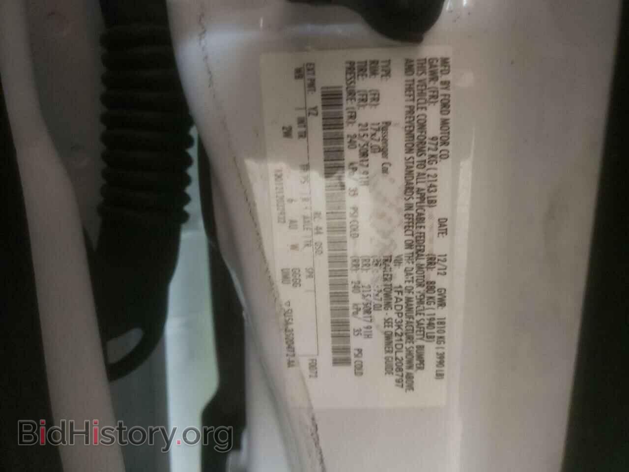 2013 FORD FOCUS - VIN: 1FADP3K21DL208797 - Фото 12