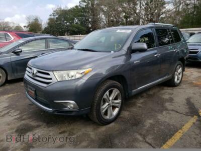 2013 Toyota HIGHLANDER, gray — VIN 5TDYK3EH4DS101607, Copart