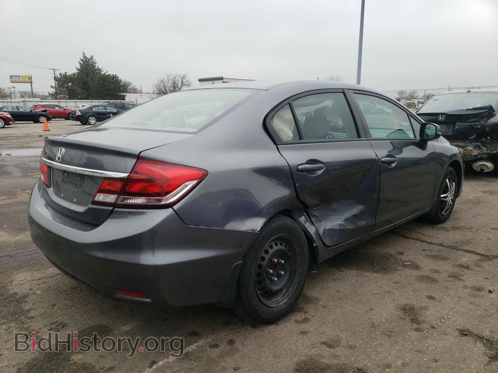 2013 HONDA CIVIC - VIN: 19XFB2F53DE009761 - Фото 4