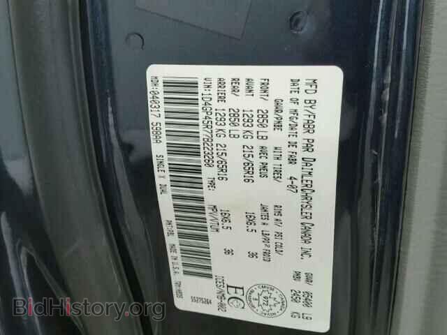 2007 DODGE CARAVAN - VIN: 1D4GP45R77B223260 - Фото 10