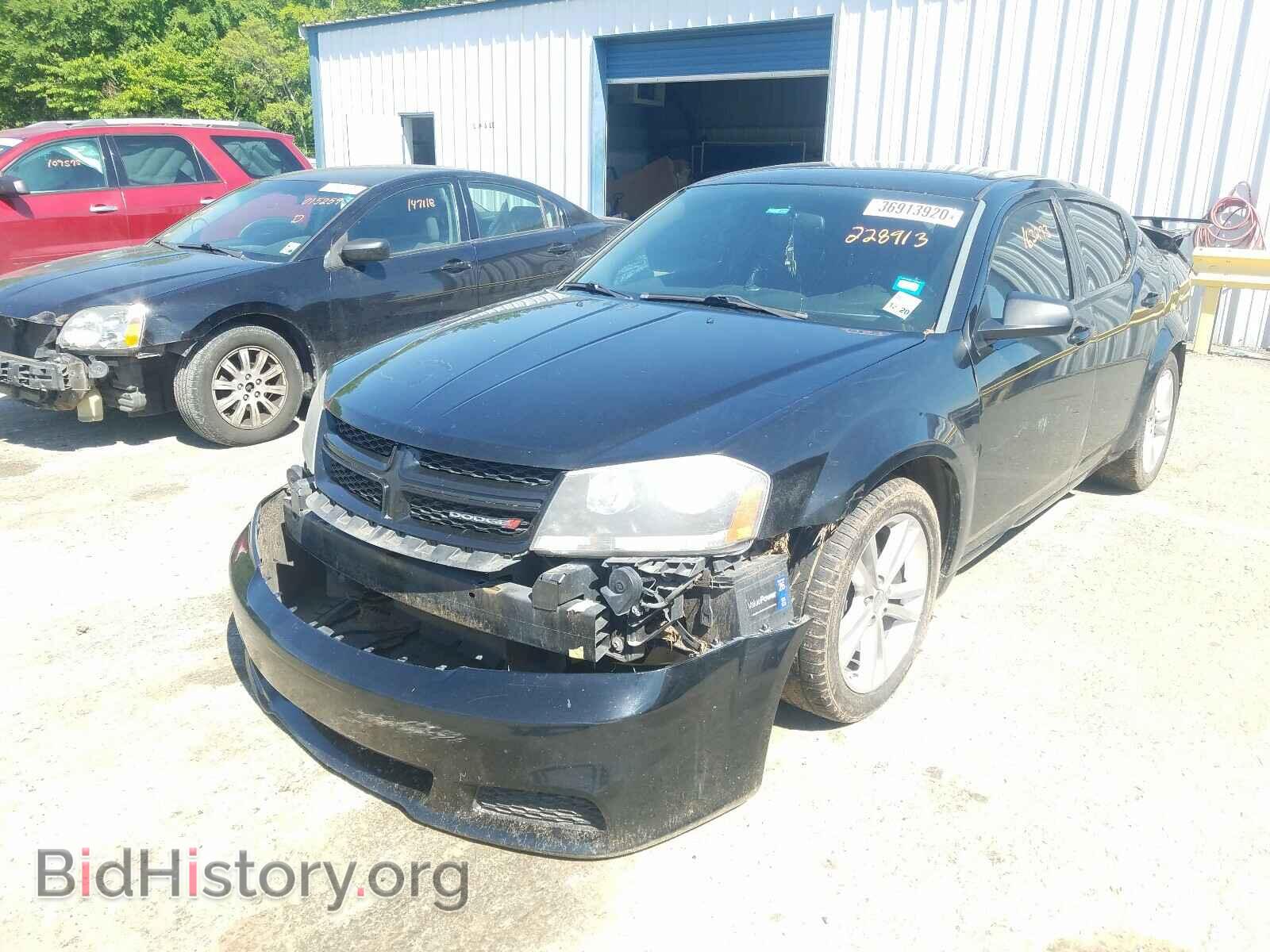 2014 DODGE AVENGER - VIN: 1C3CDZAB4EN228913 - Фото 2