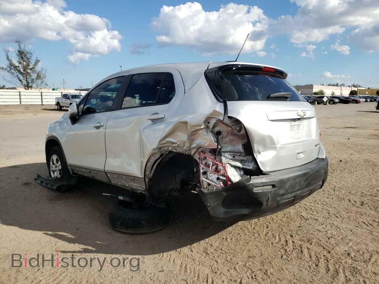2016 CHEVROLET TRAX - VIN: 3GNCJKSB0GL256535 - Фото 3