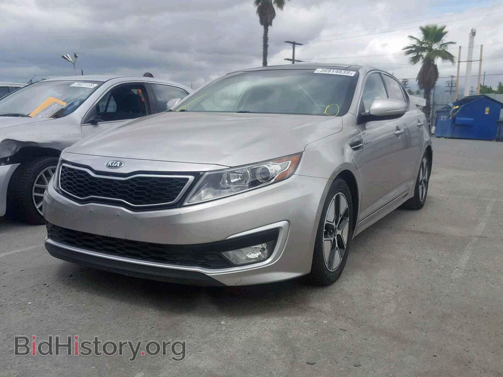 2013 KIA OPTIMA HYB - VIN: KNAGM4AD8D5050842 - Фото 2