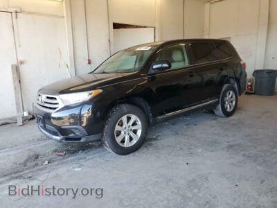 2013 Toyota HIGHLANDER Base, black — VIN 5TDZA3EH8DS041810, Copart