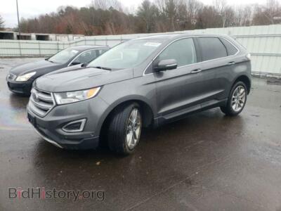 2015 Ford EDGE EDGE TITAN, gray — VIN 2FMPK4K81FBB88131, Copart