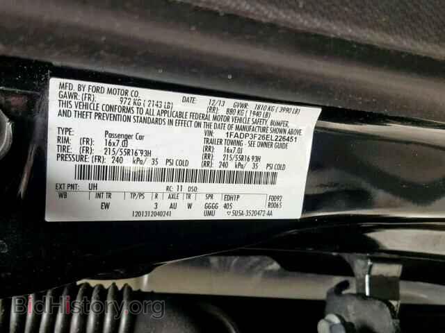 2014 FORD FOCUS SE - VIN: 1FADP3F26EL226451 - Фото 10
