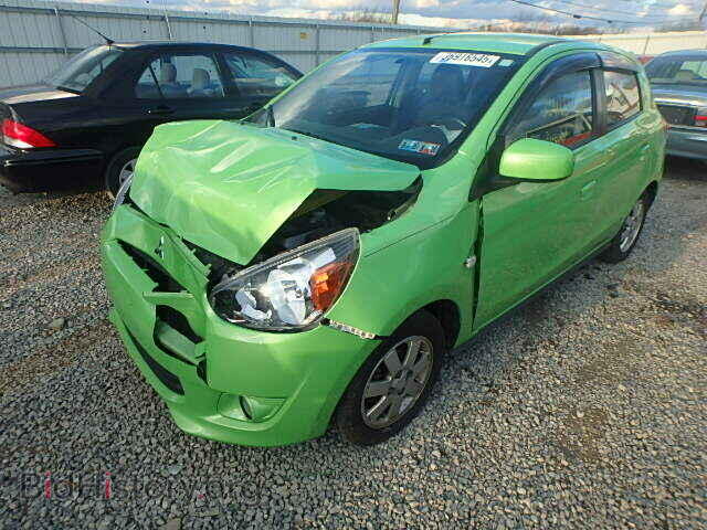 2014 MITSUBISHI MIRAGE - VIN: ML32A4HJ9EH010189 - Фото 2