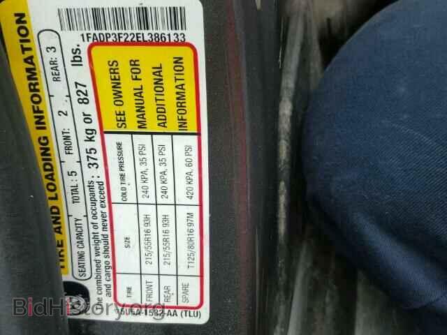 2014 FORD FOCUS - VIN: 1FADP3F22EL386133 - Photo 10