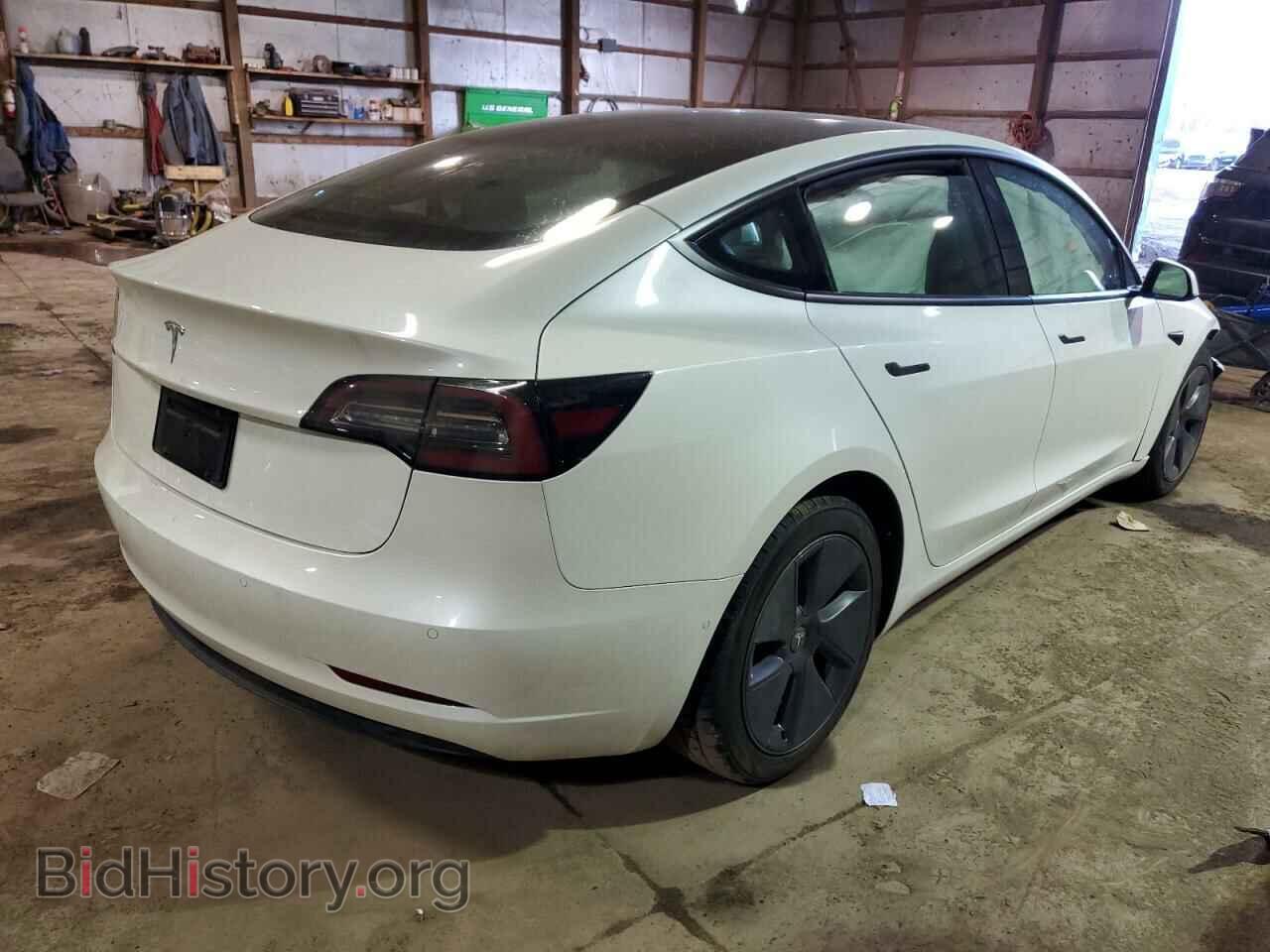 2022 TESLA MODEL 3 - VIN: 5YJ3E1EA3NF186681 - Фото 3