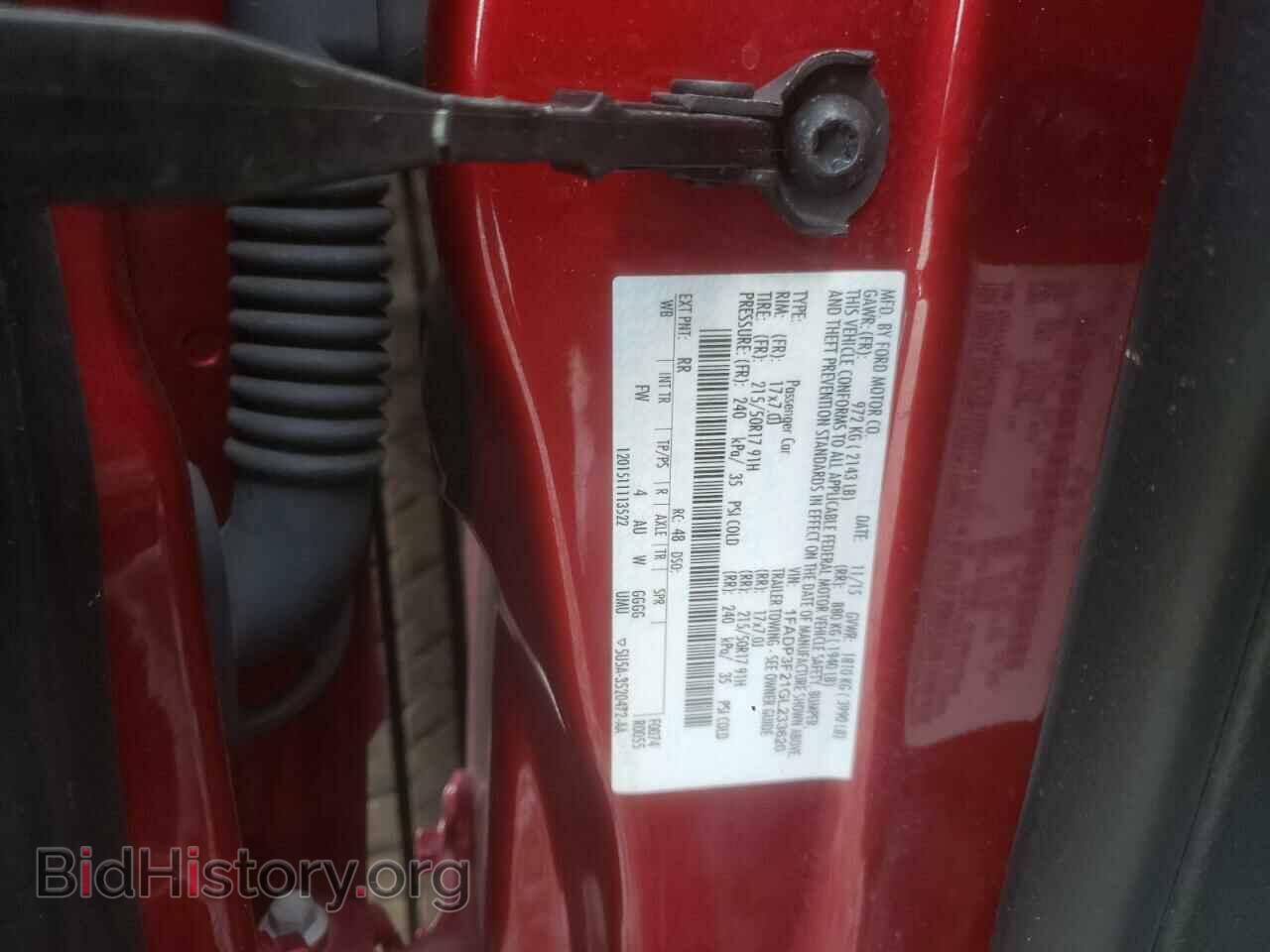 2016 FORD FOCUS - VIN: 1FADP3F21GL233620 - Фото 10