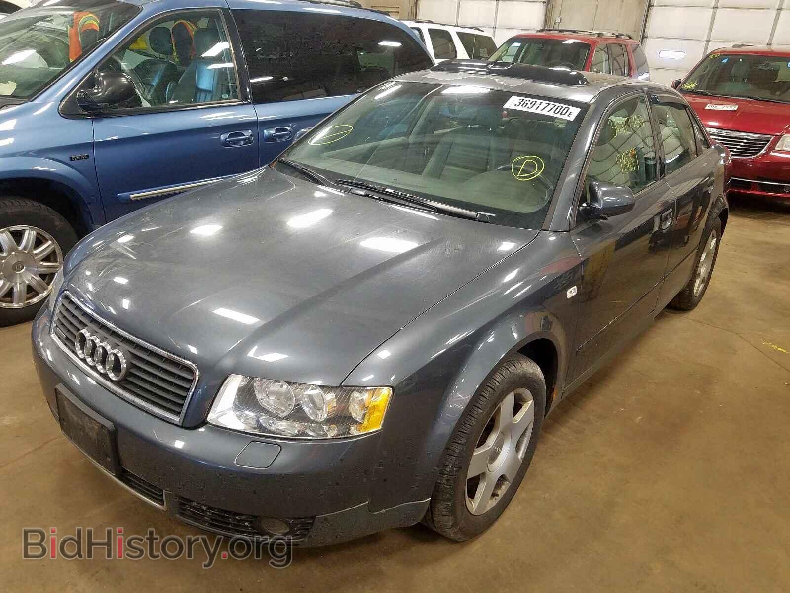 2002 AUDI A4 - VIN: WAULC68E62A208367 - Фото 2