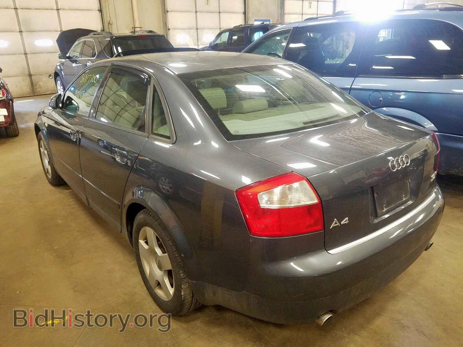 2002 AUDI A4 - VIN: WAULC68E62A208367 - Фото 3