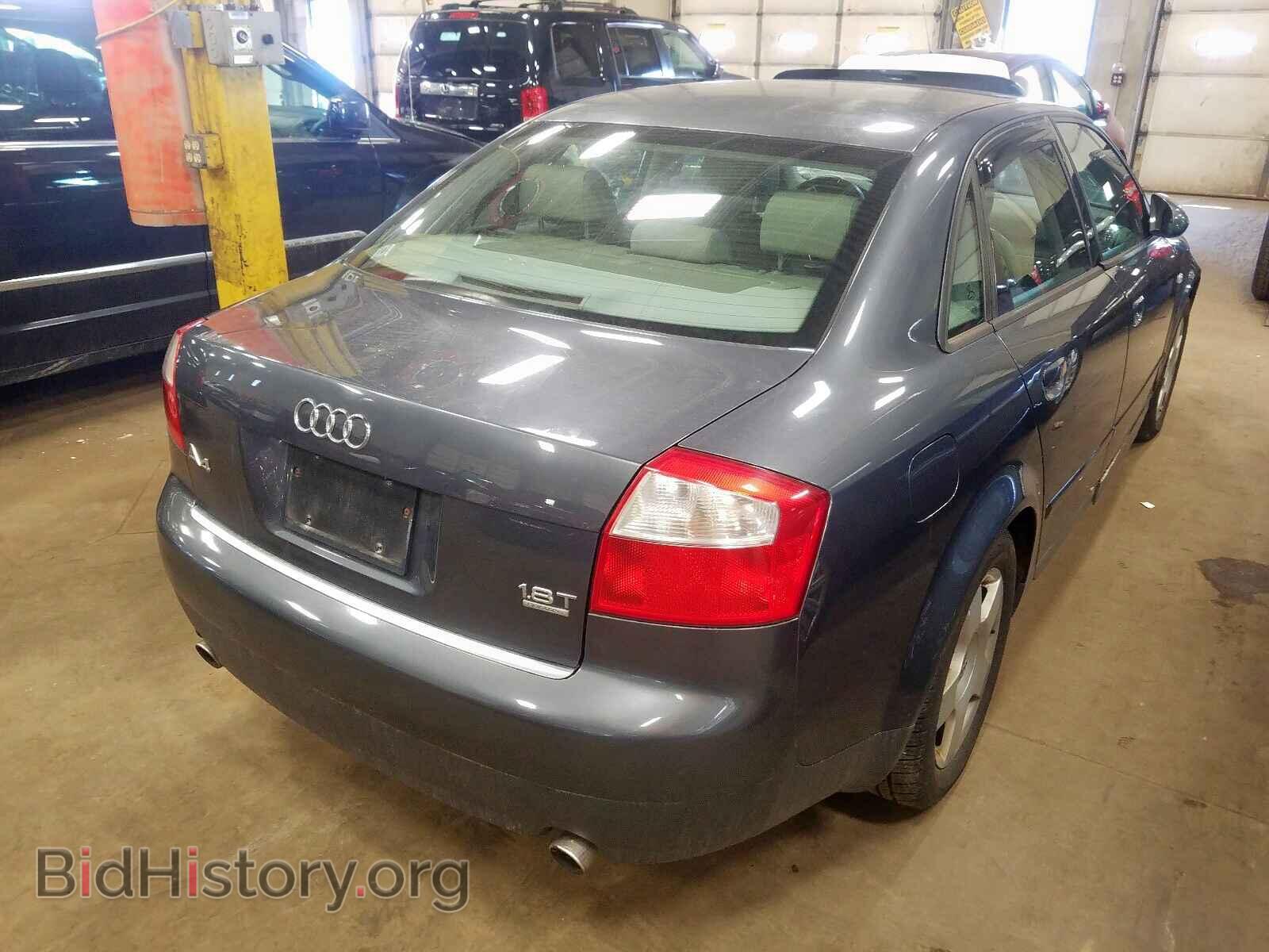 2002 AUDI A4 - VIN: WAULC68E62A208367 - Фото 4