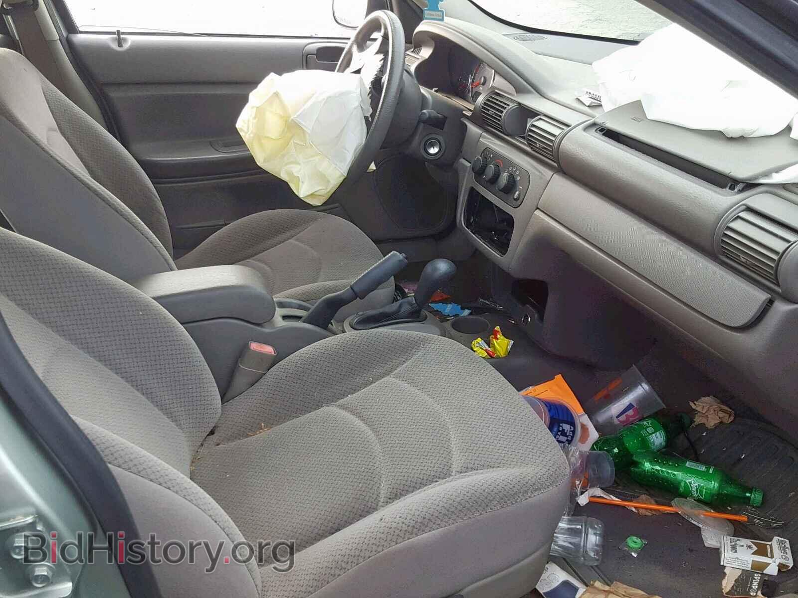 2004 CHRYSLER SEBRING - VIN: 1C3EL46R64N199241 - Фото 5