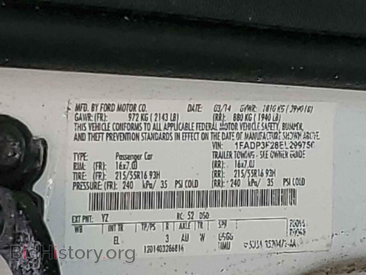 2014 FORD FOCUS - VIN: 1FADP3F28EL299756 - Photo 12