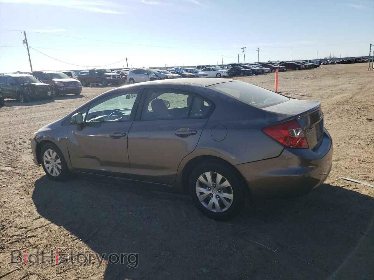 2012 HONDA CIVIC - VIN: 2HGFB2F55CH566157 - Фото 2