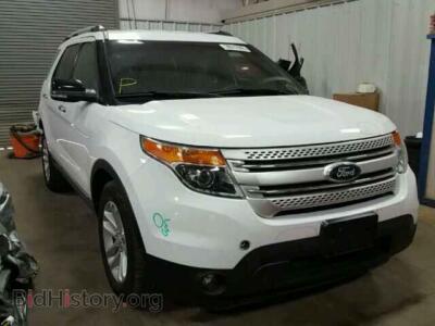 2013 Ford EXPLORER Explorer X, белый — VIN 1FM5K7D82DGA57771, Copart