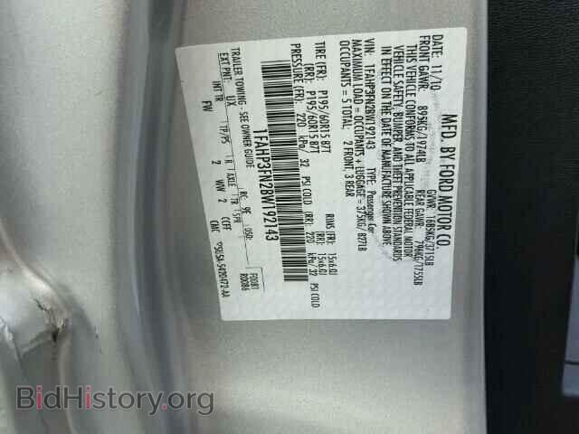 2011 FORD FOCUS - VIN: 1FAHP3FN2BW192143 - Фото 10