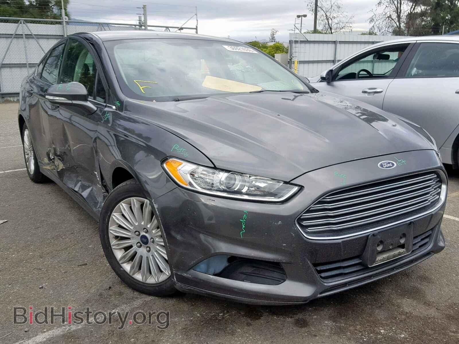 Фотография 3FA6P0LU2GR329125 - FORD FUSION SE 2016