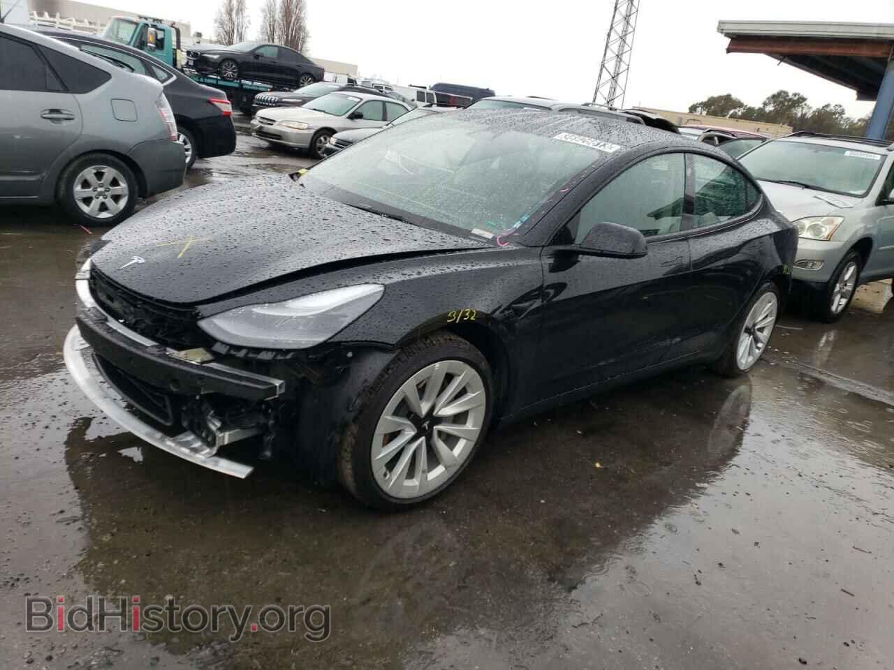 Photo 5YJ3E1EA8NF188054 - TESLA MODEL 3 2022