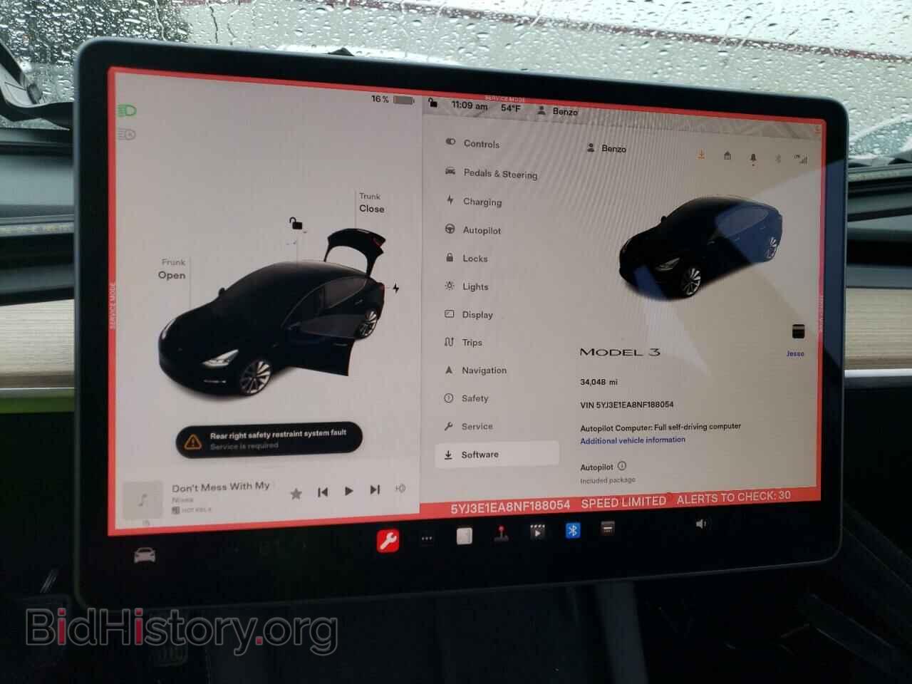 2022 TESLA MODEL 3 - VIN: 5YJ3E1EA8NF188054 - Photo 9