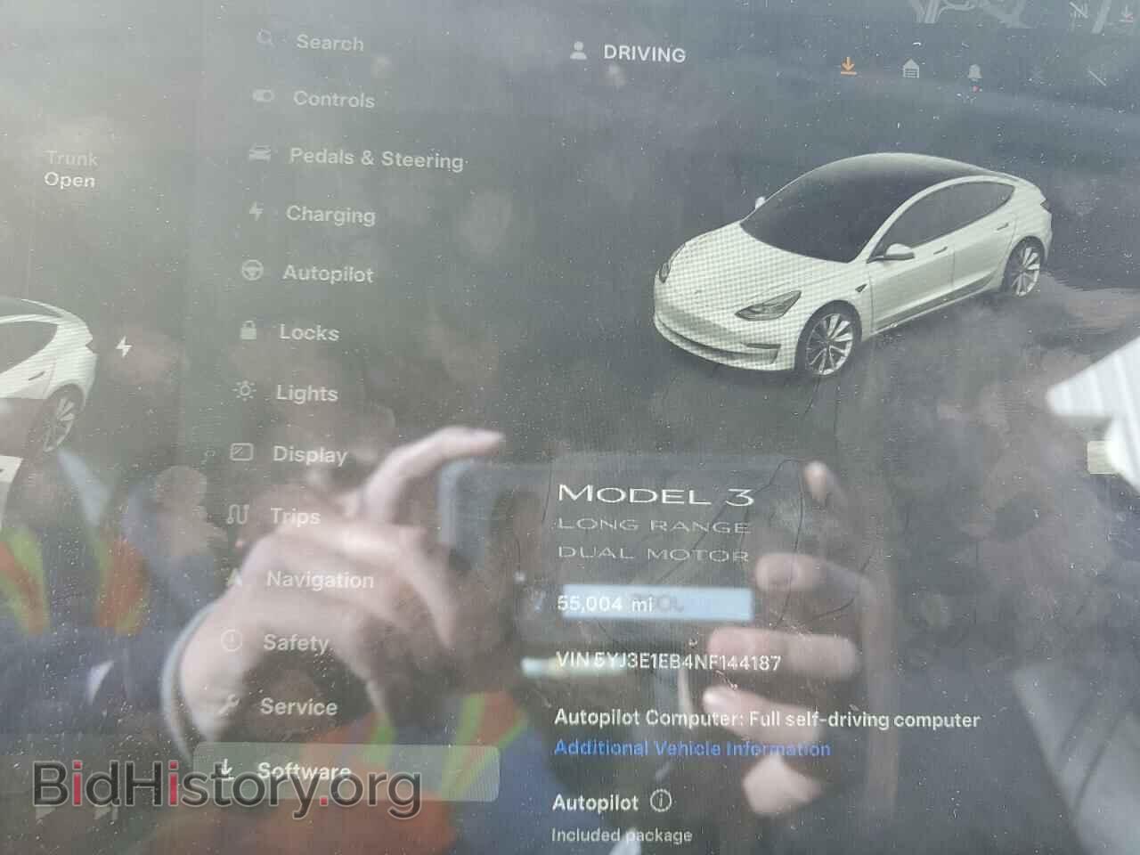 2022 TESLA MODEL 3 - VIN: 5YJ3E1EB4NF144187 - Фото 9