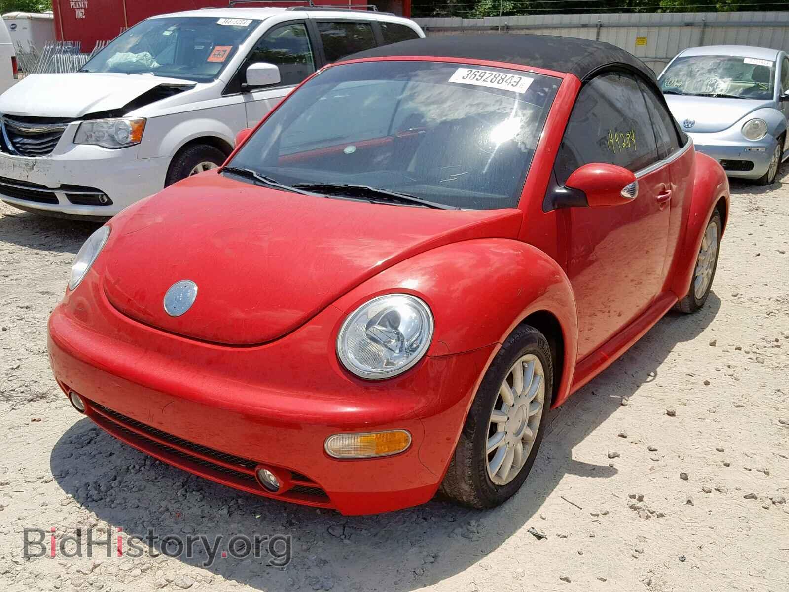 2004 VOLKSWAGEN BEETLE - VIN: 3VWCM31Y64M333875 - Фото 2